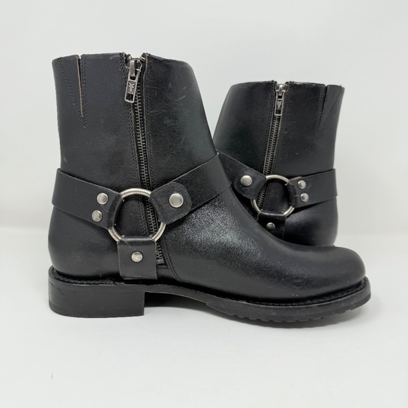 New Frye Veronica Flex Harness Boot Antique Black Women's Sz 11 - Picture 11 of 16